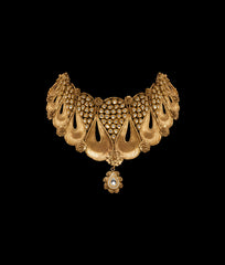 Gold Necklace with Pendant